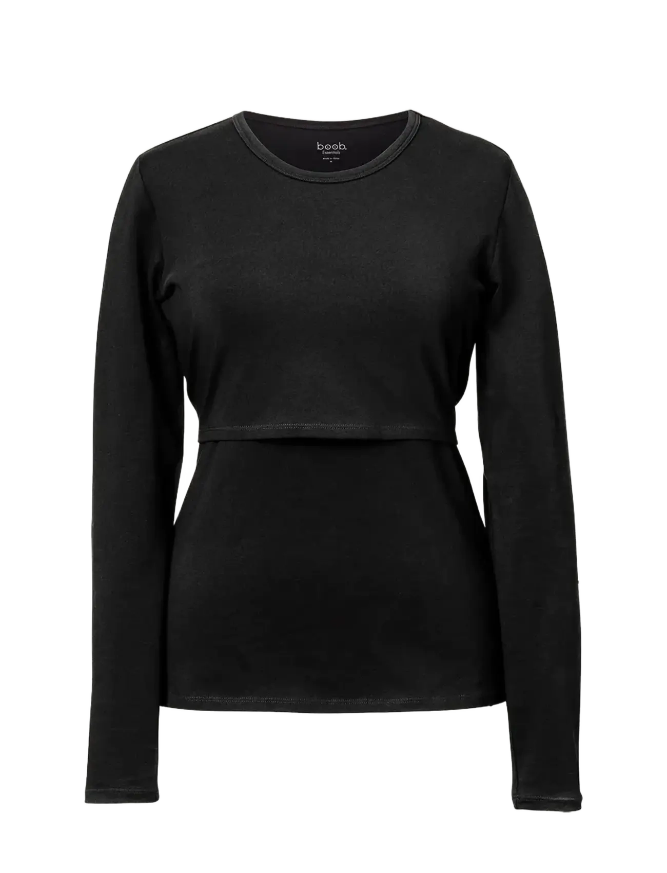 Boob N top l/s Essential - Dla Mamy - BLACK / black