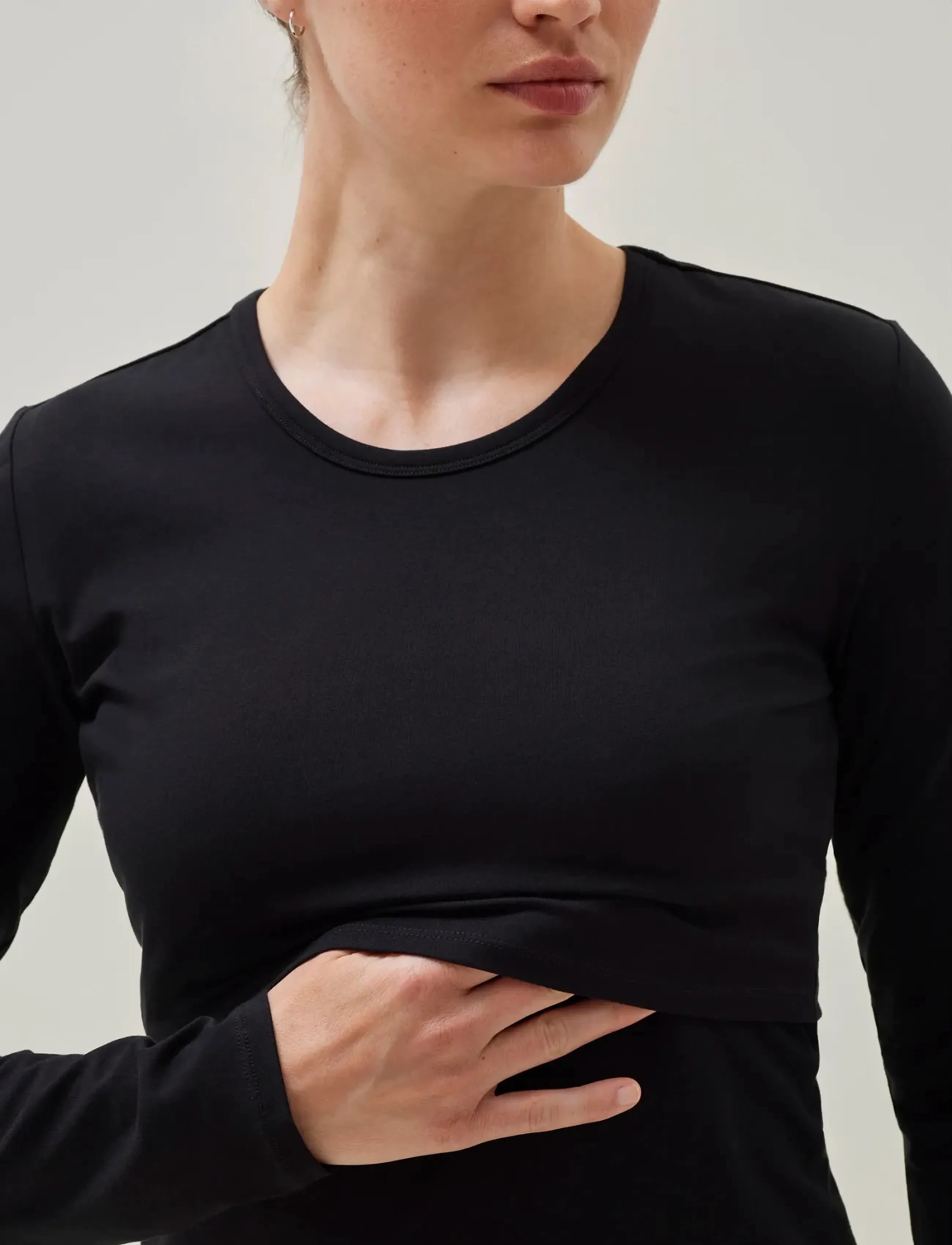 Boob - N top l/s Essential - rasedustooted - black - 5