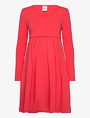 Boob - Effortless n. dress - sukienki do kolan i midi - hibiscus red - 0