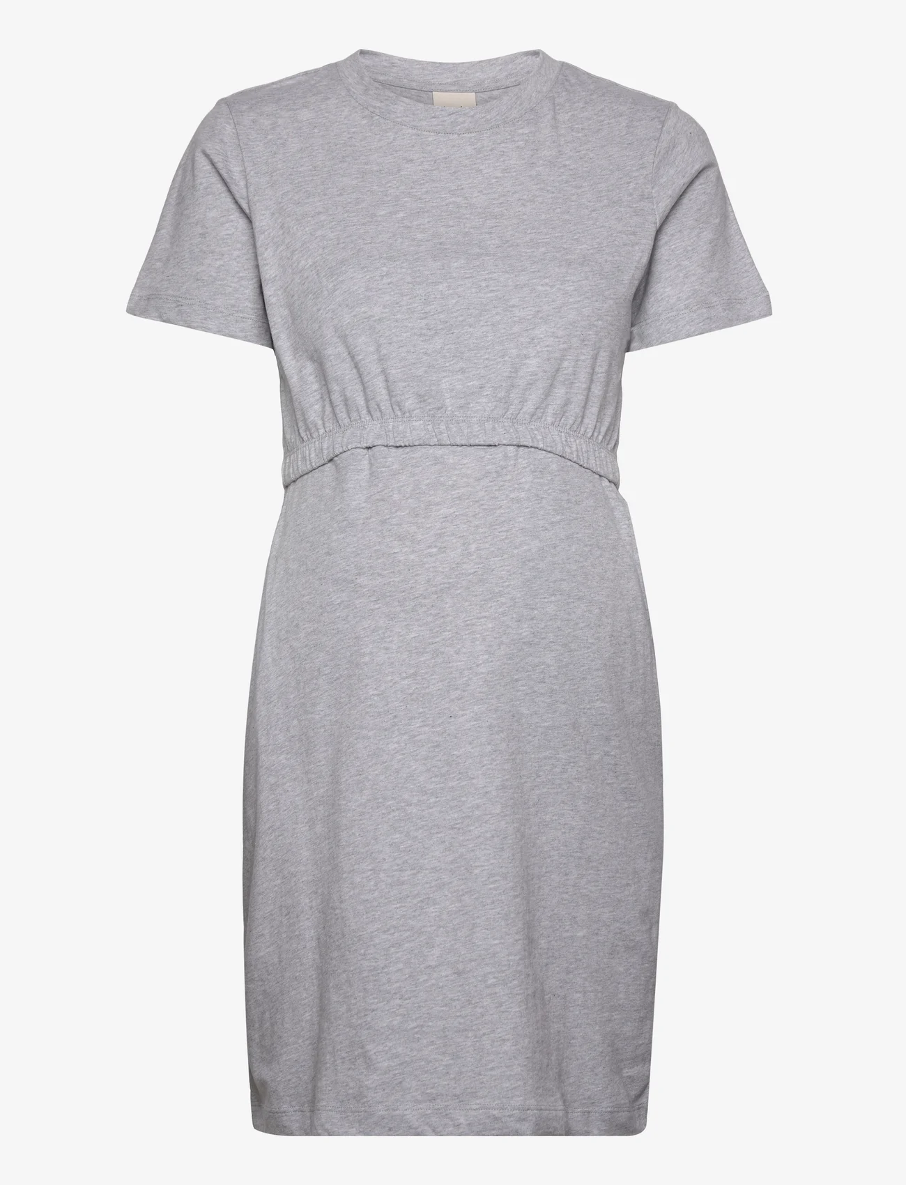 Boob - The-shirt mini dress - grey melange - 0