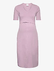 Boob - A dress mid-sleeve - midiklänningar - lavender - 0
