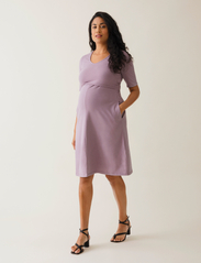 Boob - A dress mid-sleeve - midi dresses - lavender - 5