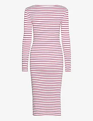Boob - Signe midi dress - midi kjoler - stripe white/red - 1