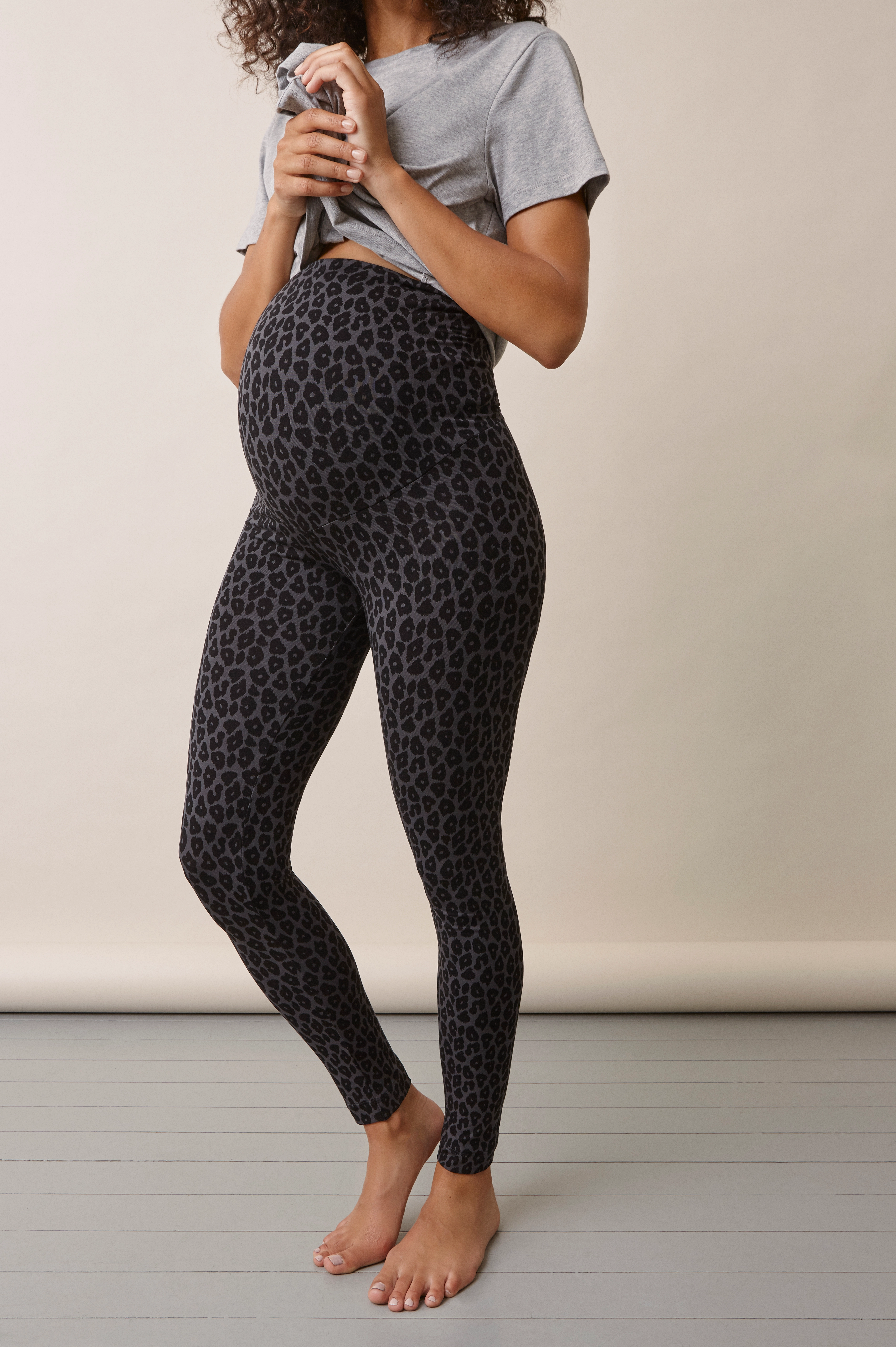 Boob - OONO Leggings - leo print grey/black - 5
