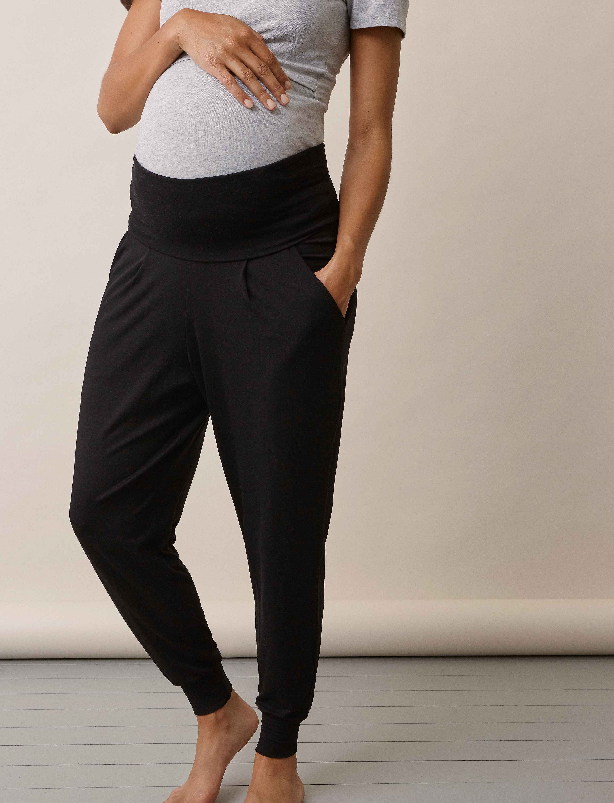 Boob Oono Easy Pants, XS, Trousers, Schwarz - Joggers, Frauen