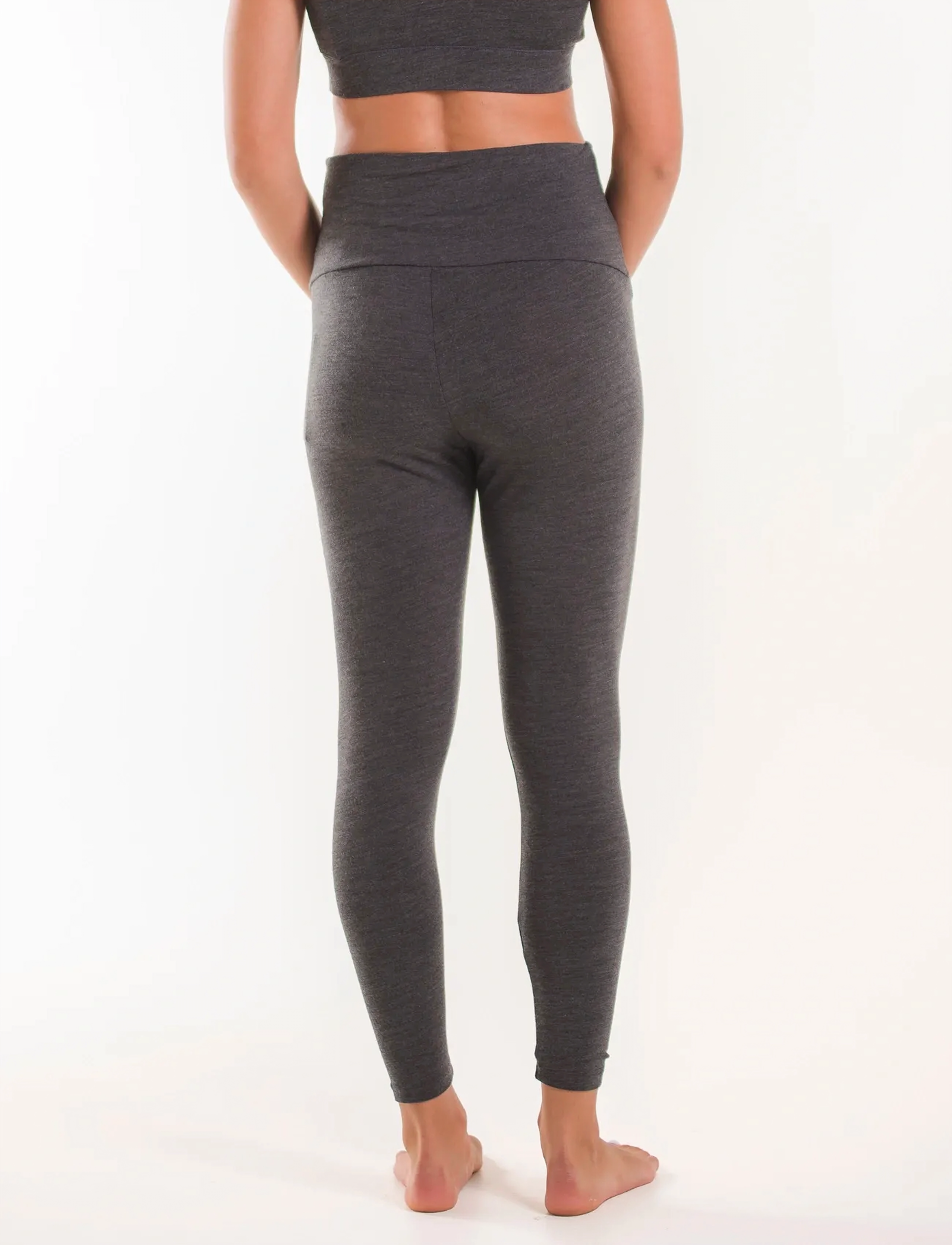 Boob - Merino Wool Leggings - hosen - dk greymelange - 4