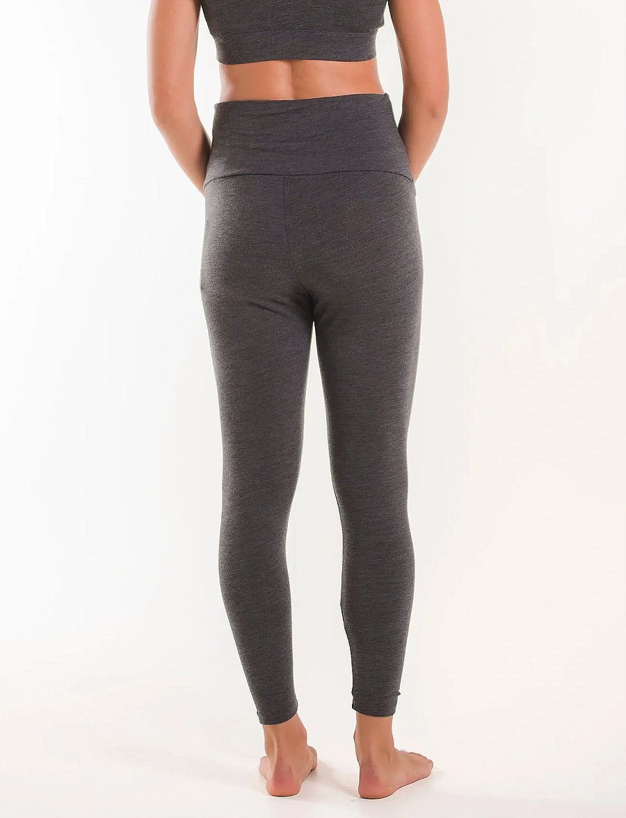 Boob - Merino Wool Leggings - hosen - dk greymelange - 4