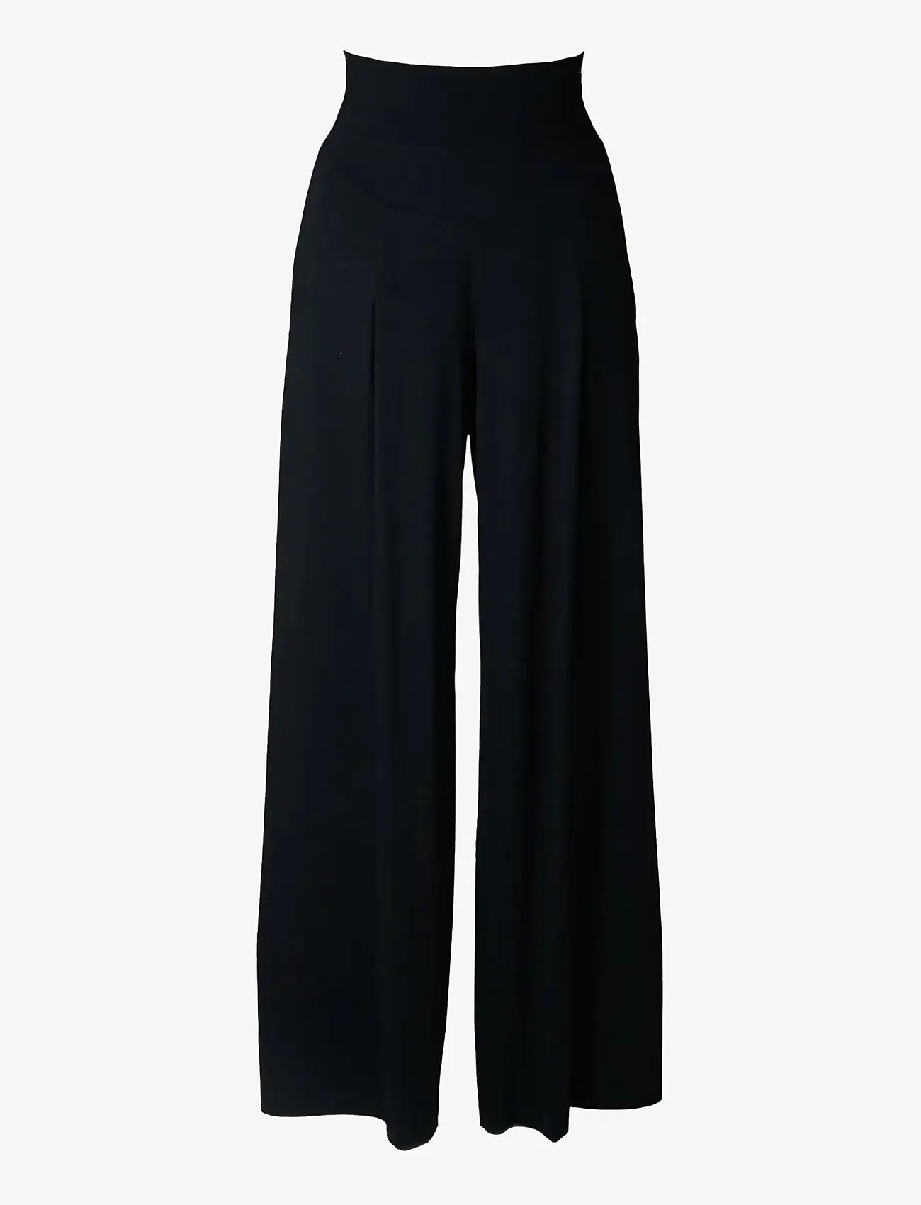 Boob - Wide Leg Soft Pants - nederdelar - black - 1