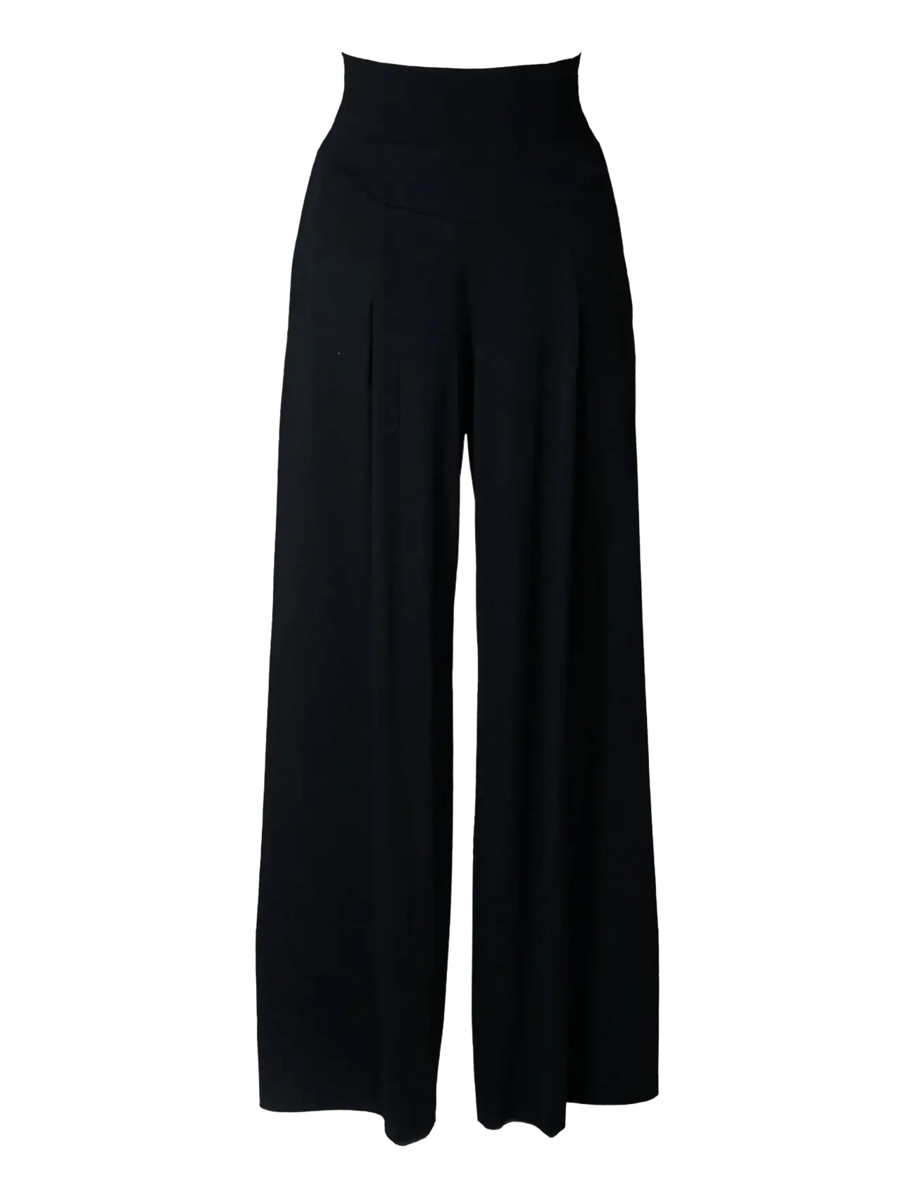 Wide Leg Soft Pants - BLACK