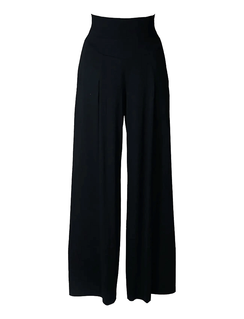 Boob - Wide Leg Soft Pants - underdele - black - 1