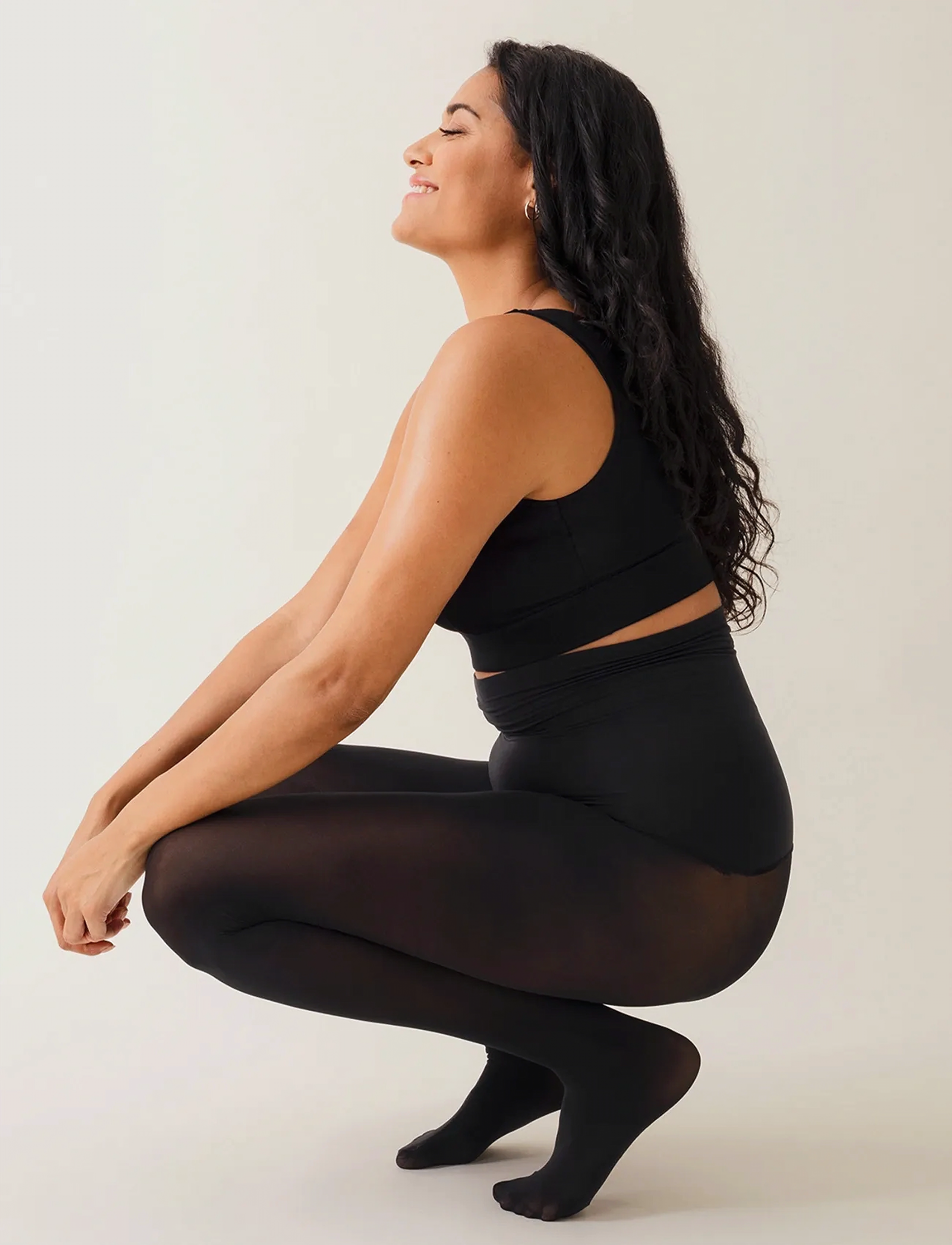 Boob Curve Hugger Tights, L, Black, Undertøj > Pantyhose, Dame