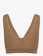 Boob - Merino wool bra - nursing bras - brown melange - 1