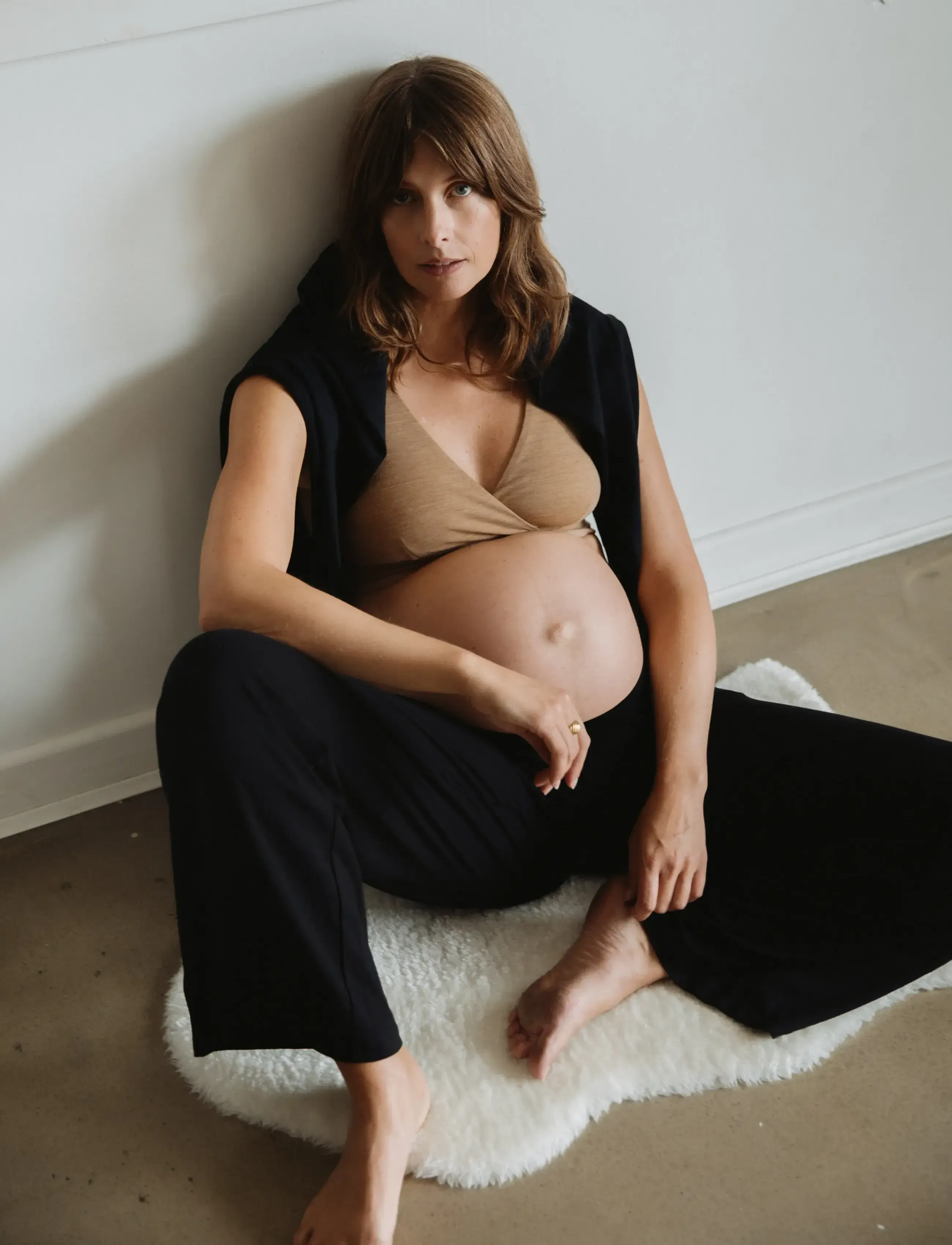 Boob - Merino wool bra - unterwäsche - brown melange - 0