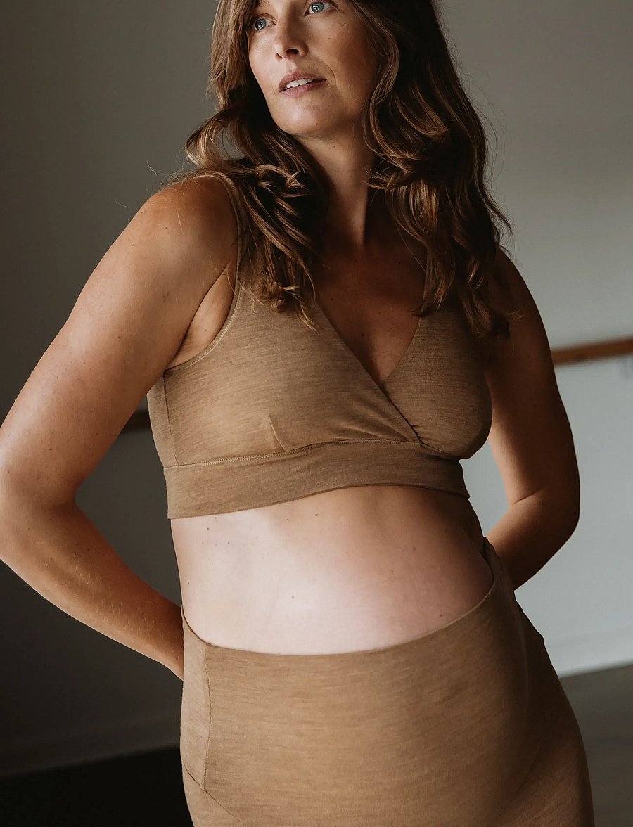 Boob - Merino wool bra - unterwäsche - brown melange - 3
