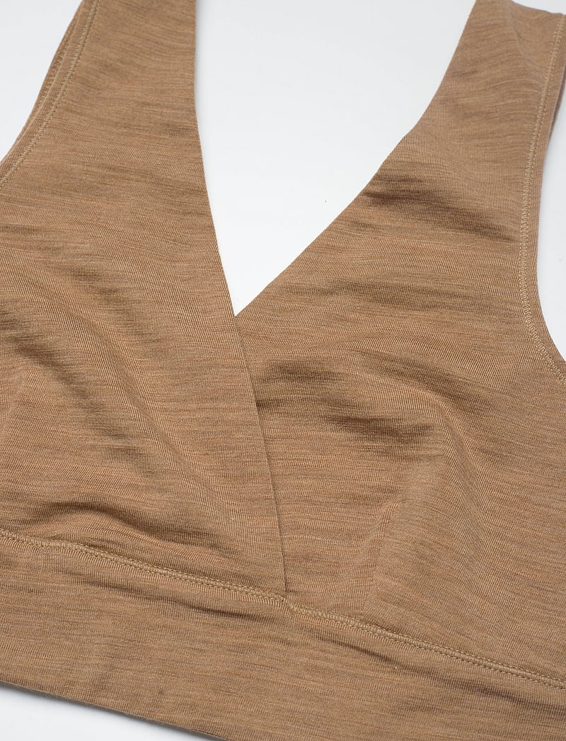 Boob - The Go-To Merino Wool Bra - amnings-bh:ar - brown melange - 4