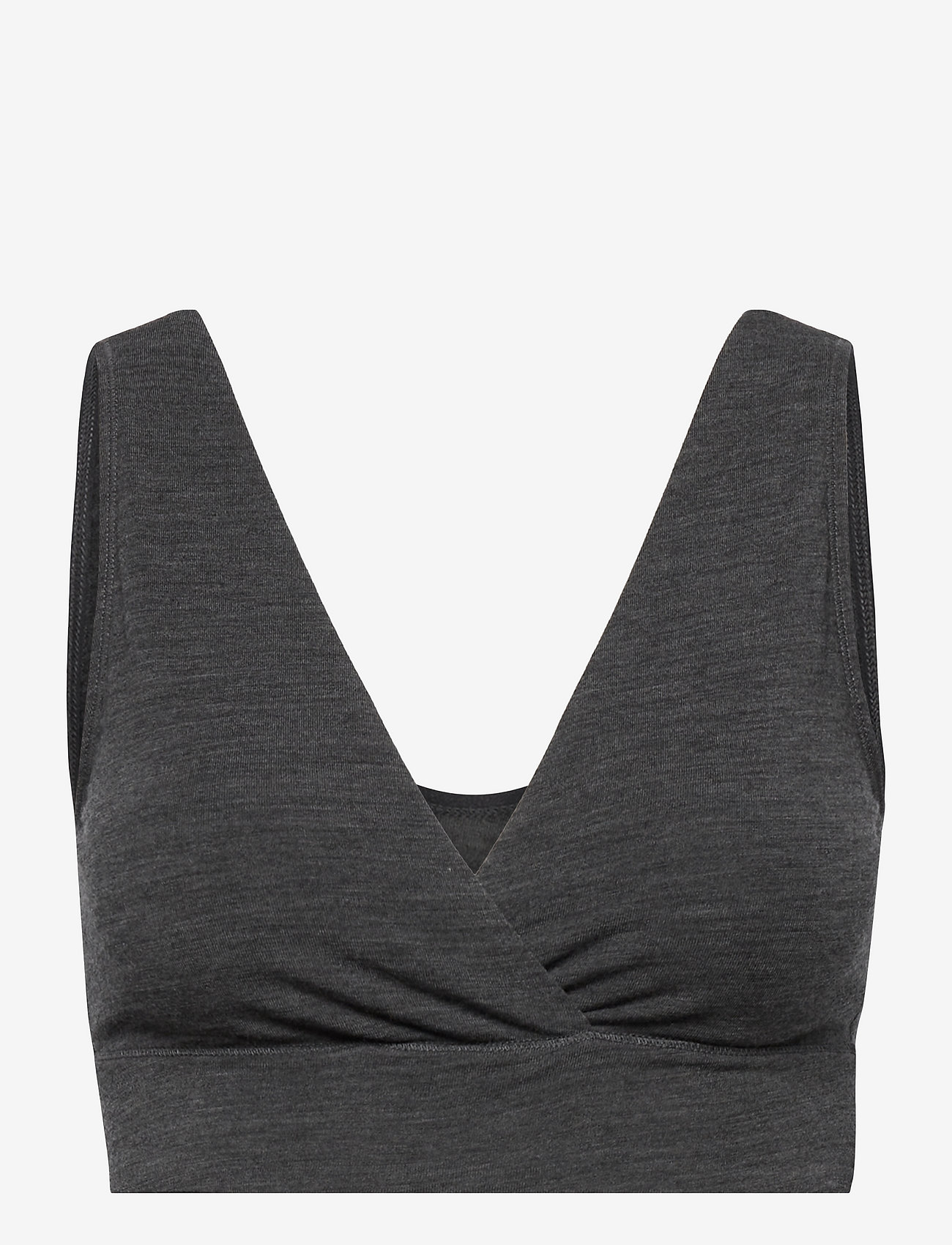 Boob - Merino wool bra - nursing bras - dk greymelange - 1