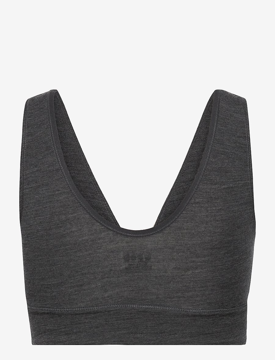 Boob - The Go-To Merino Wool Bra - underkläder - dk greymelange - 2