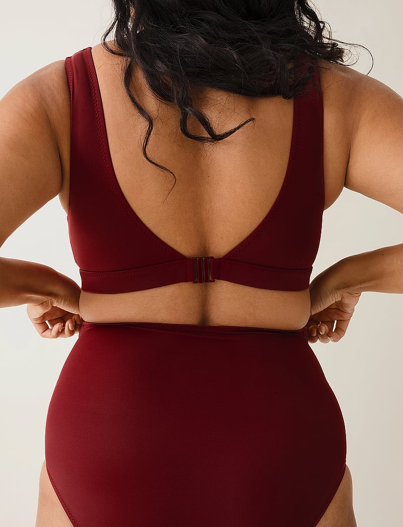 Boob - The Go-To bikini top - kolmnurksed bikiinide ülaosad - dark sienna - 4