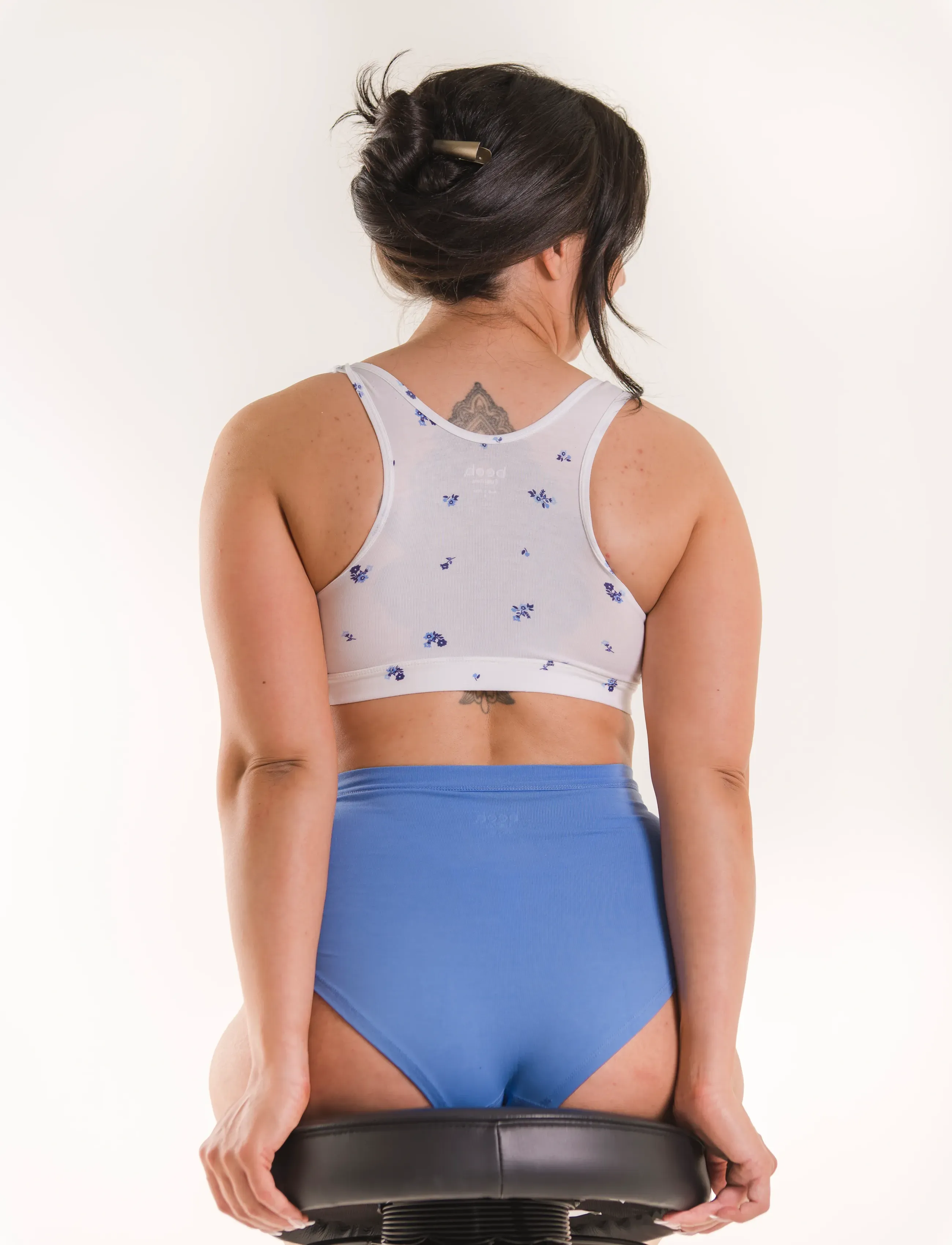 Boob - High waist M breif - graviditets produkter - mid blue - 3