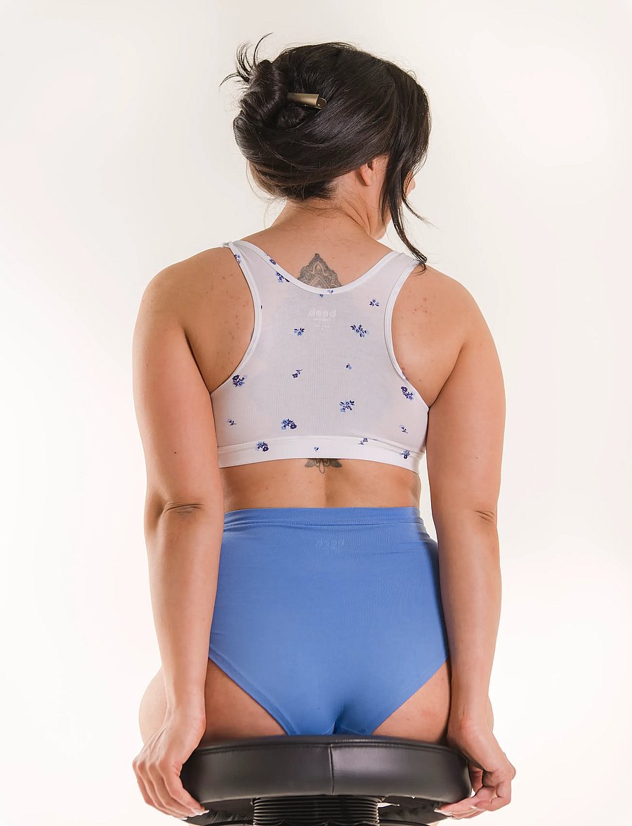 Boob - High waist M breif - graviditets produkter - mid blue - 3