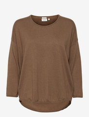 Boomerang - Tjörn Sweater - megzti drabužiai - wood brown - 0
