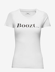 Boozt Merchandise - Womens stretch O-neck tees/s - madalaimad hinnad - white - 0