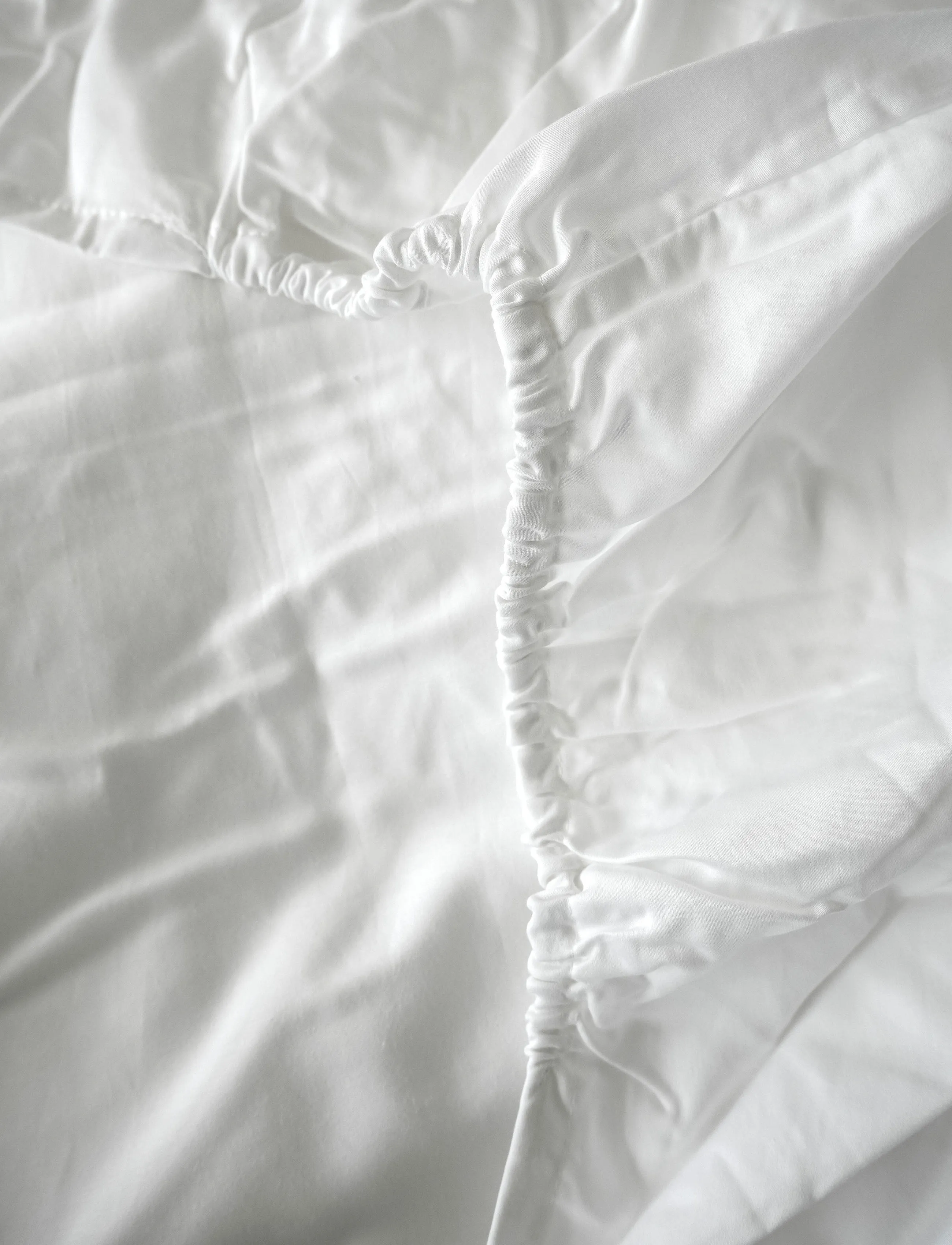 Borås Cotton - Cloud fitted sheet - formsyet lagen - white - 3