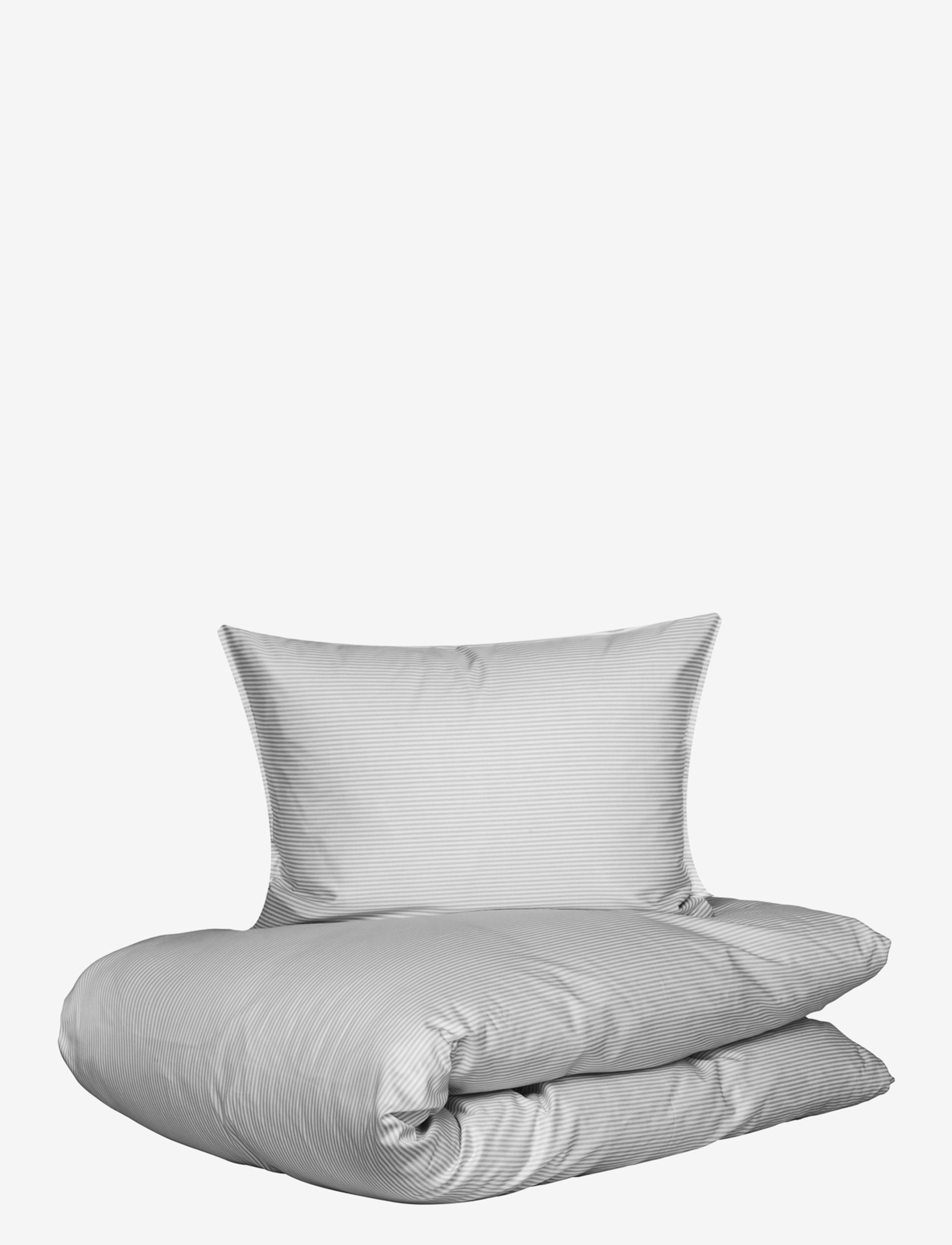 Borås Cotton Cille Antracit - Påslakanset - GREY / grey