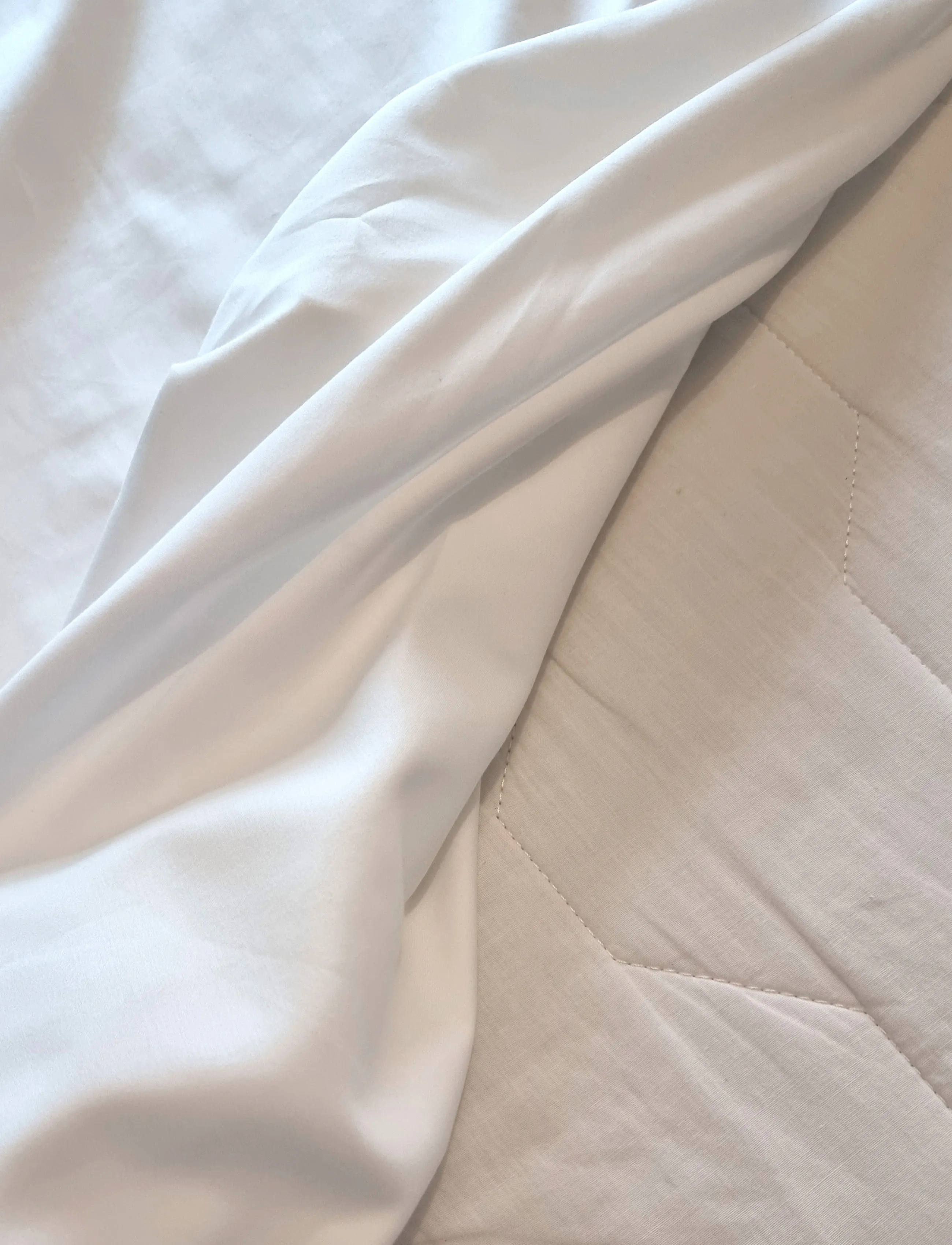 Borås Cotton - Cloud envelope sheet - formsyet lagen - white - 3