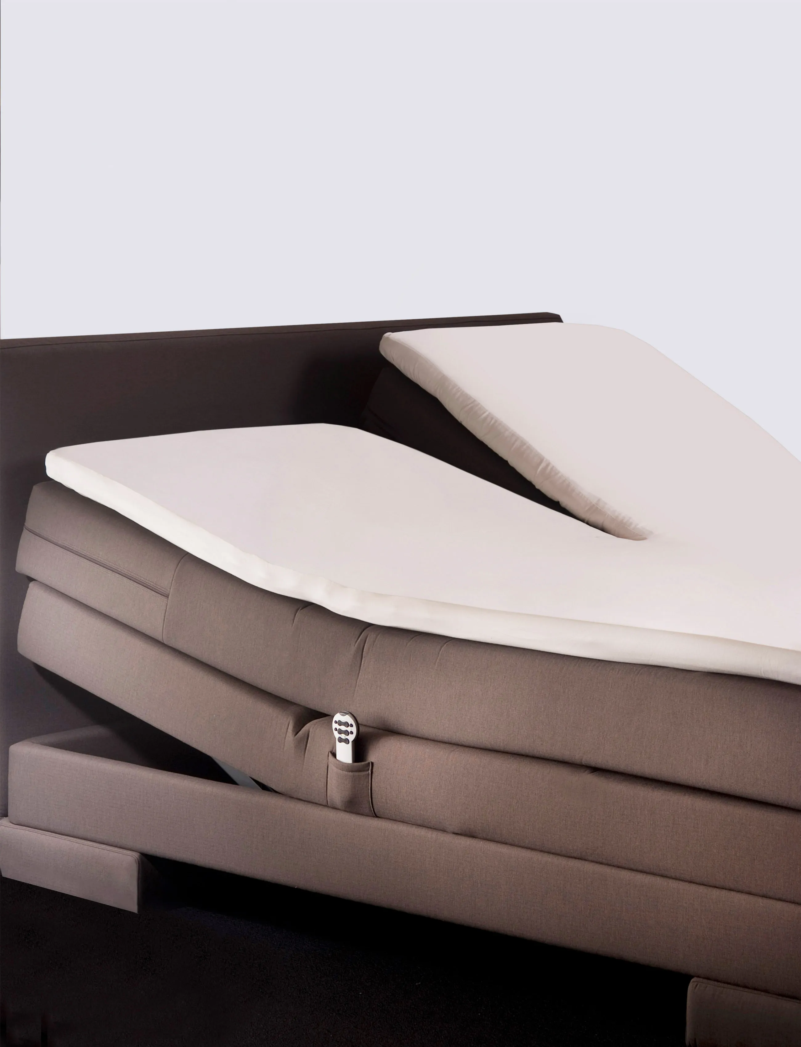 Borås Cotton Cloud U-Split 80 cm, 180X200X8X30 cm, White, Sheets > Fitted Bed Sheets, Unisex