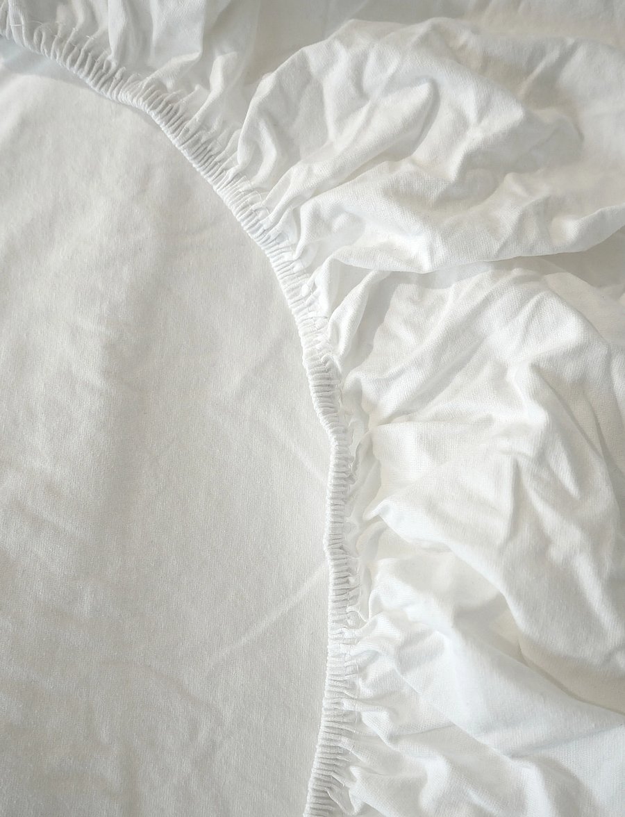 Borås Cotton - Excellent Jersey fitted sheet - white - 2