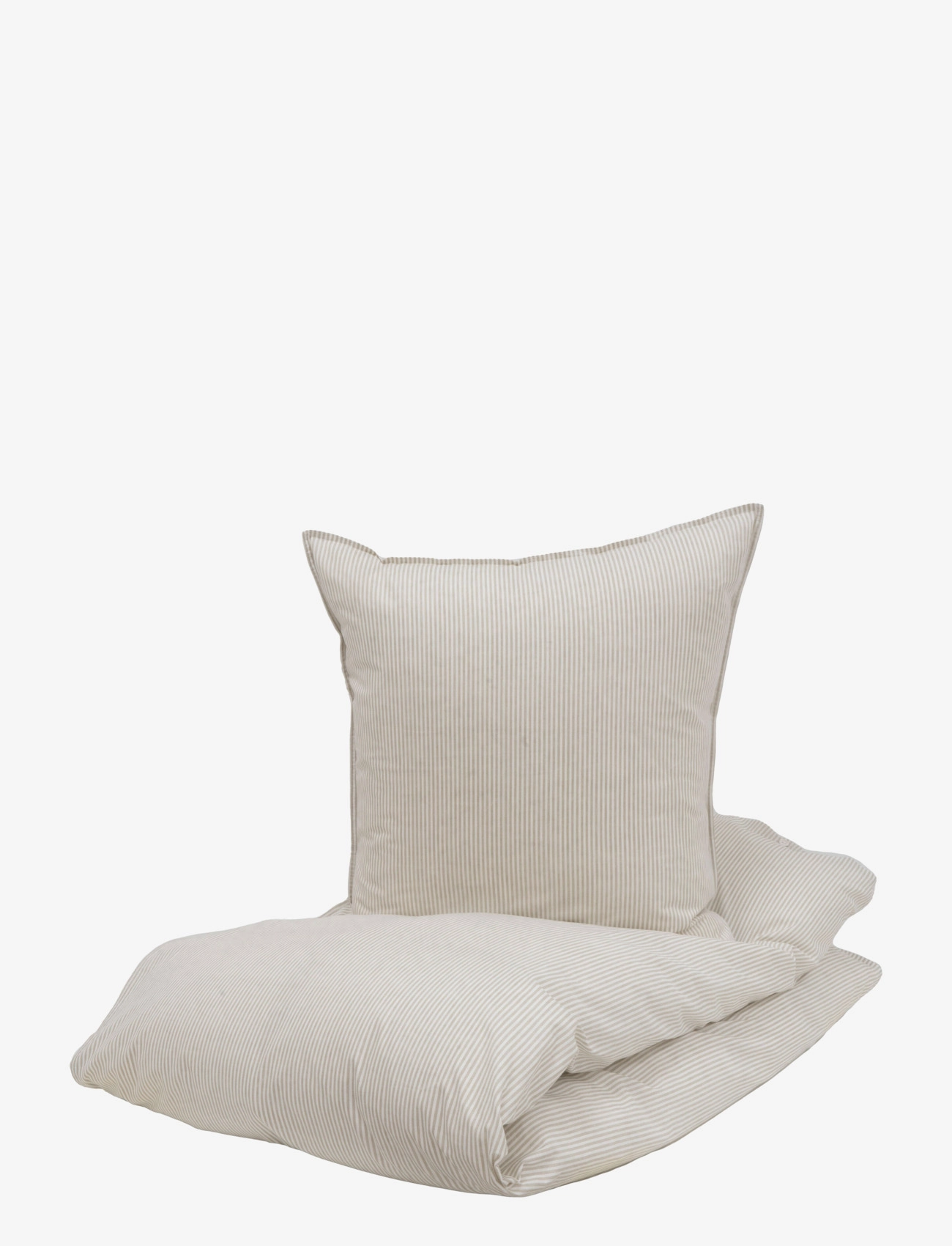 Borås Cotton Cille, 140X220;60X63 cm, Beige, Sengetekstiler > Sengesæt, Unisex