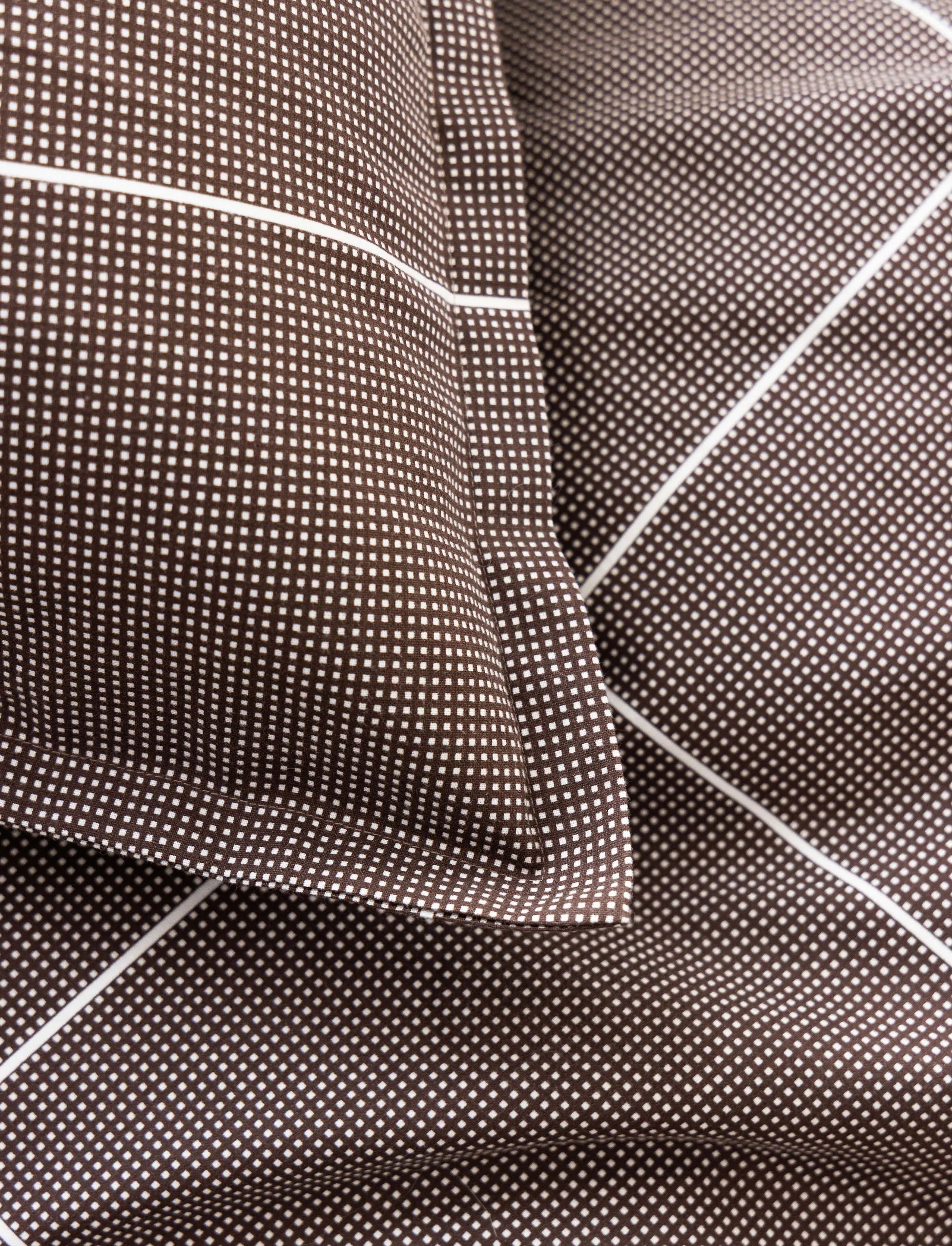 Borås Cotton - Billie - sengesæt - brown - 4