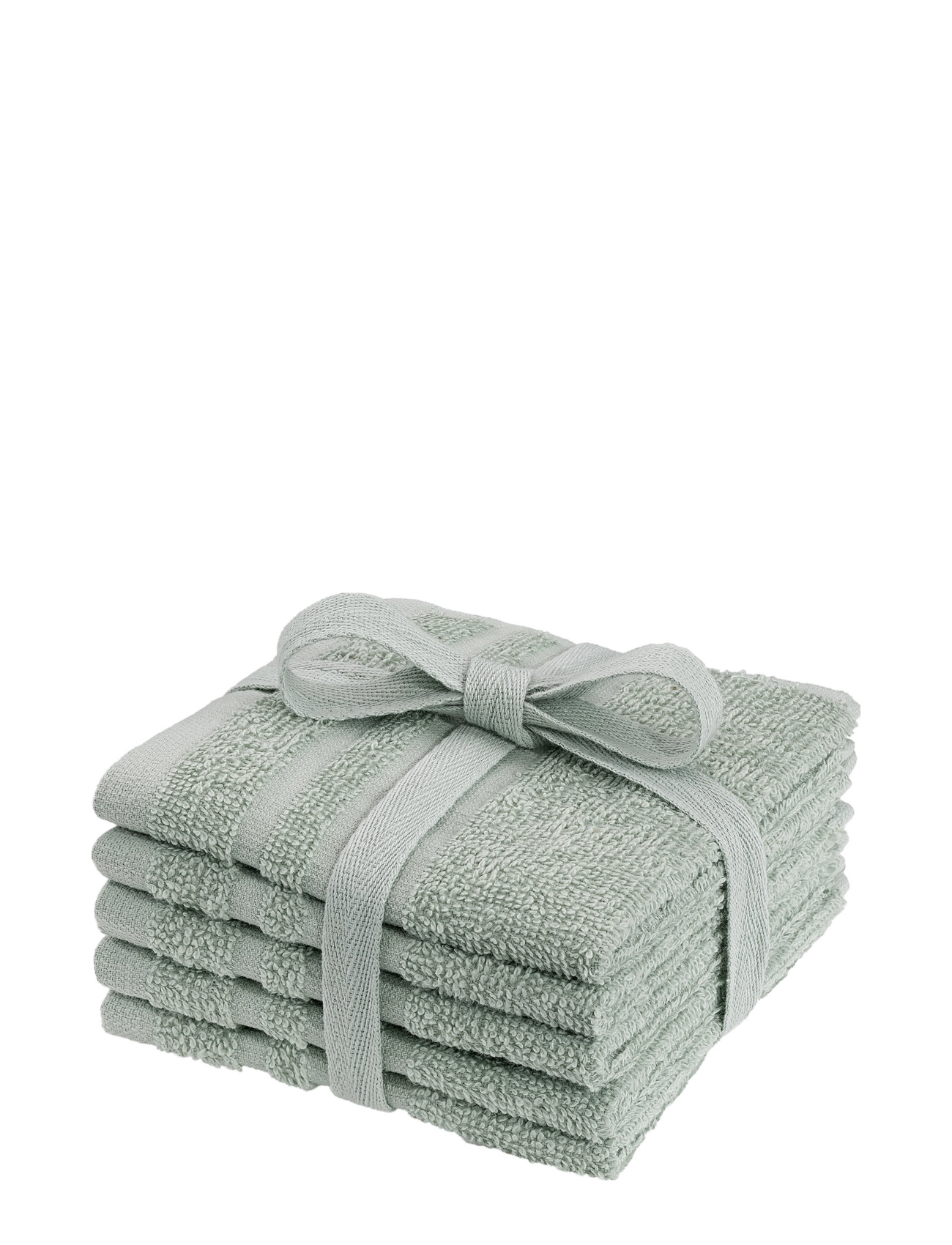 Borganäs of Sweden Basic Terry Cloths 25X25 cm Sand, 5-PACK 25X25 cm, Green, Badetid > Klude, Børn