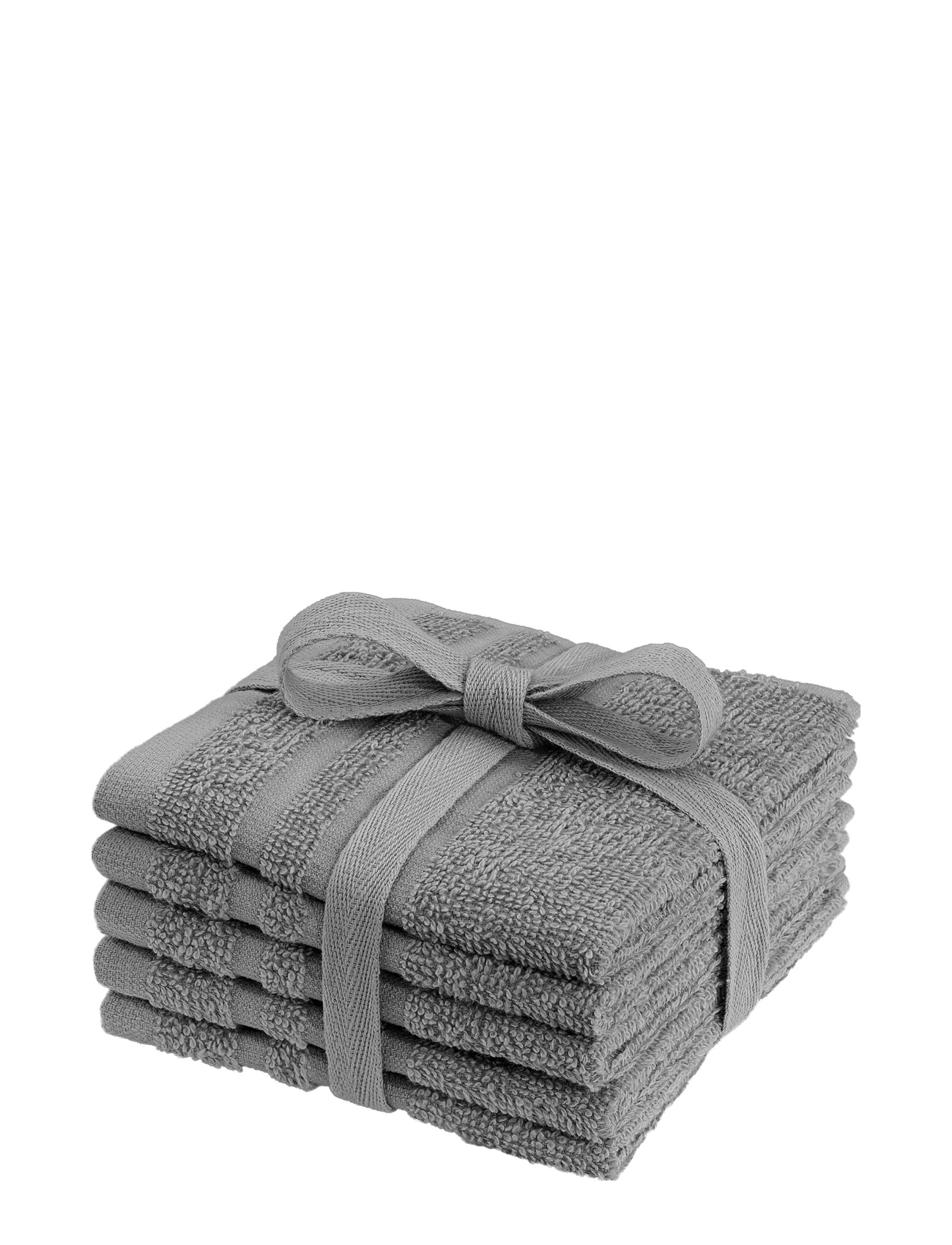 Borganäs of Sweden Basic Terry Cloths 25X25 Cm Sand, Børn, Vaskeklude, Grå, Str: 5-PACK 25X25CM