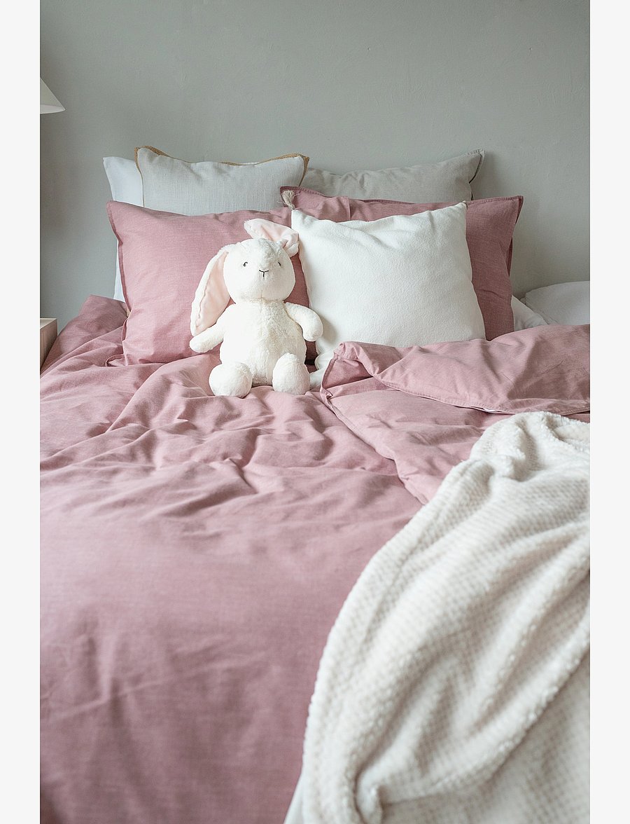 Borganäs of Sweden - 2-Dels Set Washed Ny Rosa - bed sets - pink - 3