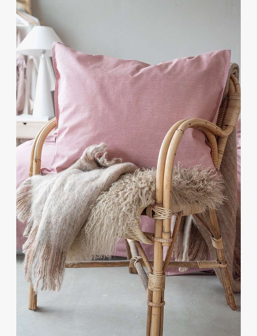 Borganäs of Sweden - 2-Dels Set Washed Ny Rosa - bed sets - pink - 4