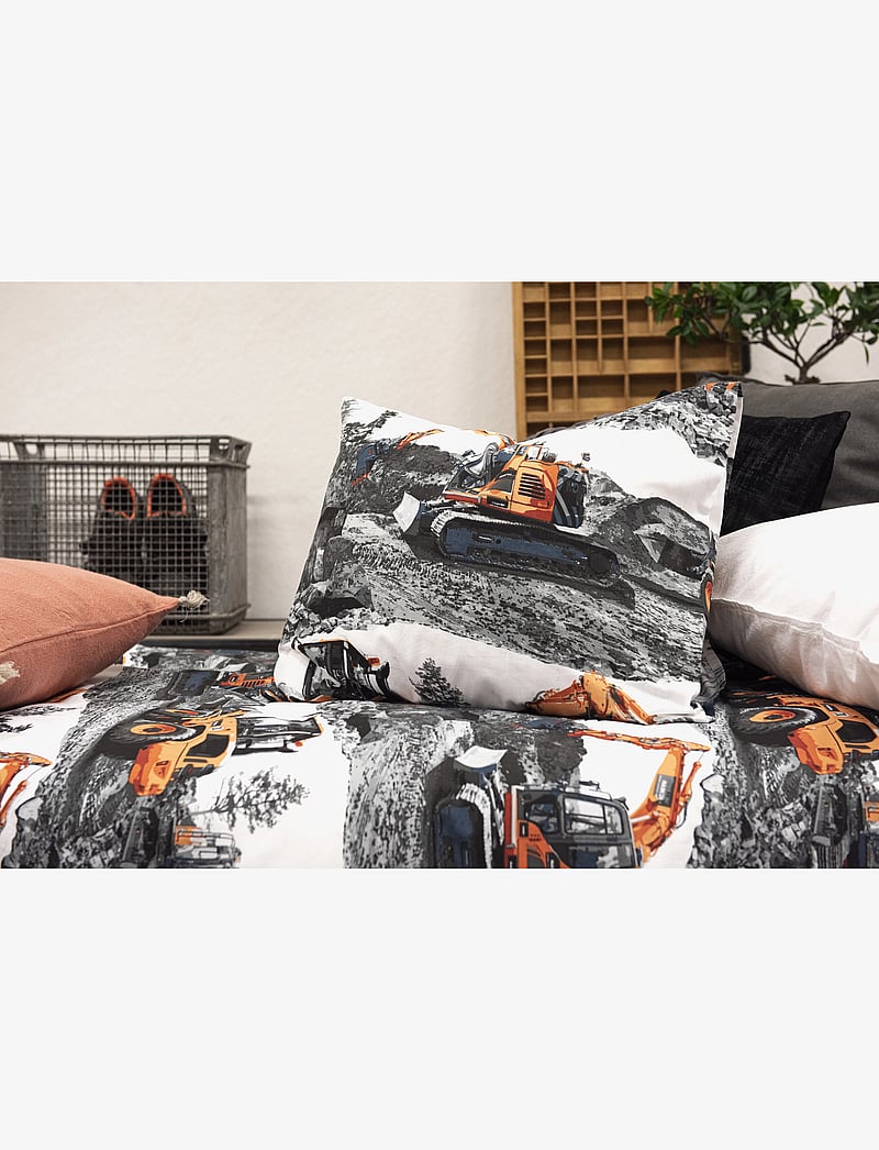 Borganäs of Sweden - 2-Dels Set Maskiner Orange - bed sets - orange - 3