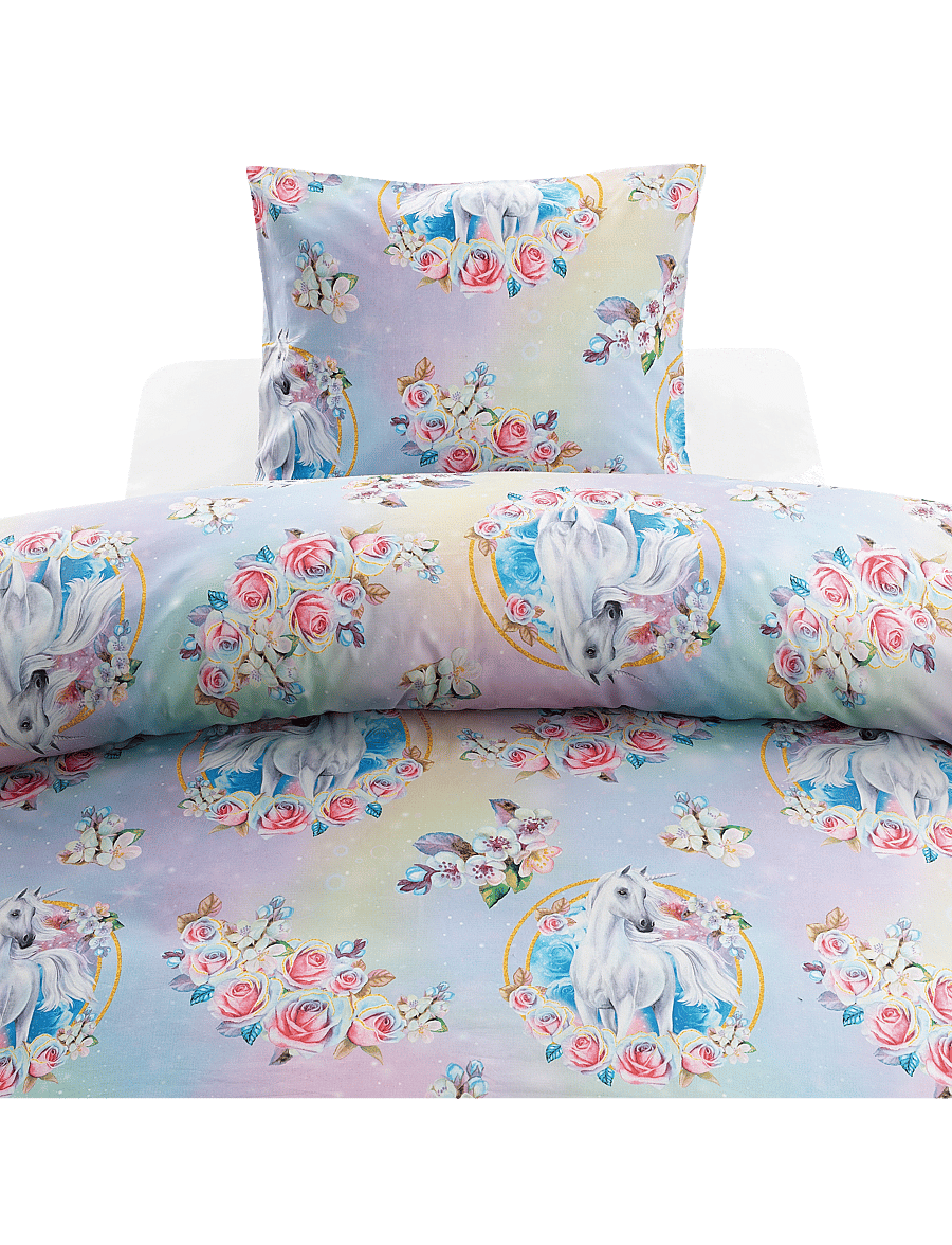Borganäs of Sweden - Duvet cover set Spirit Pink - bedsets - pink - 1