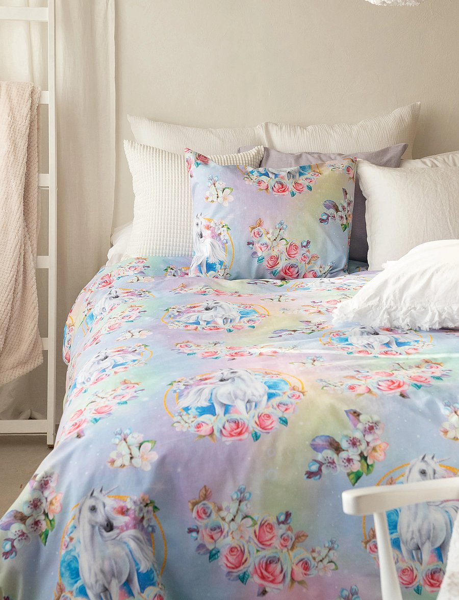 Borganäs of Sweden - Duvet cover set Spirit Pink - bedsets - pink - 0