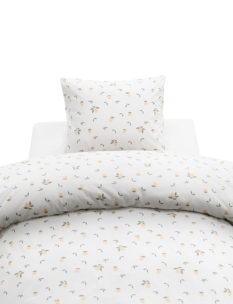 Borganäs of Sweden - Duvet cover set Lemons Yellow - bed sets - yellow - 0