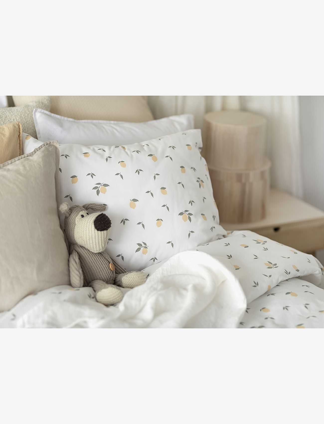 Borganäs of Sweden - Duvet cover set Lemons Yellow - bed sets - yellow - 3