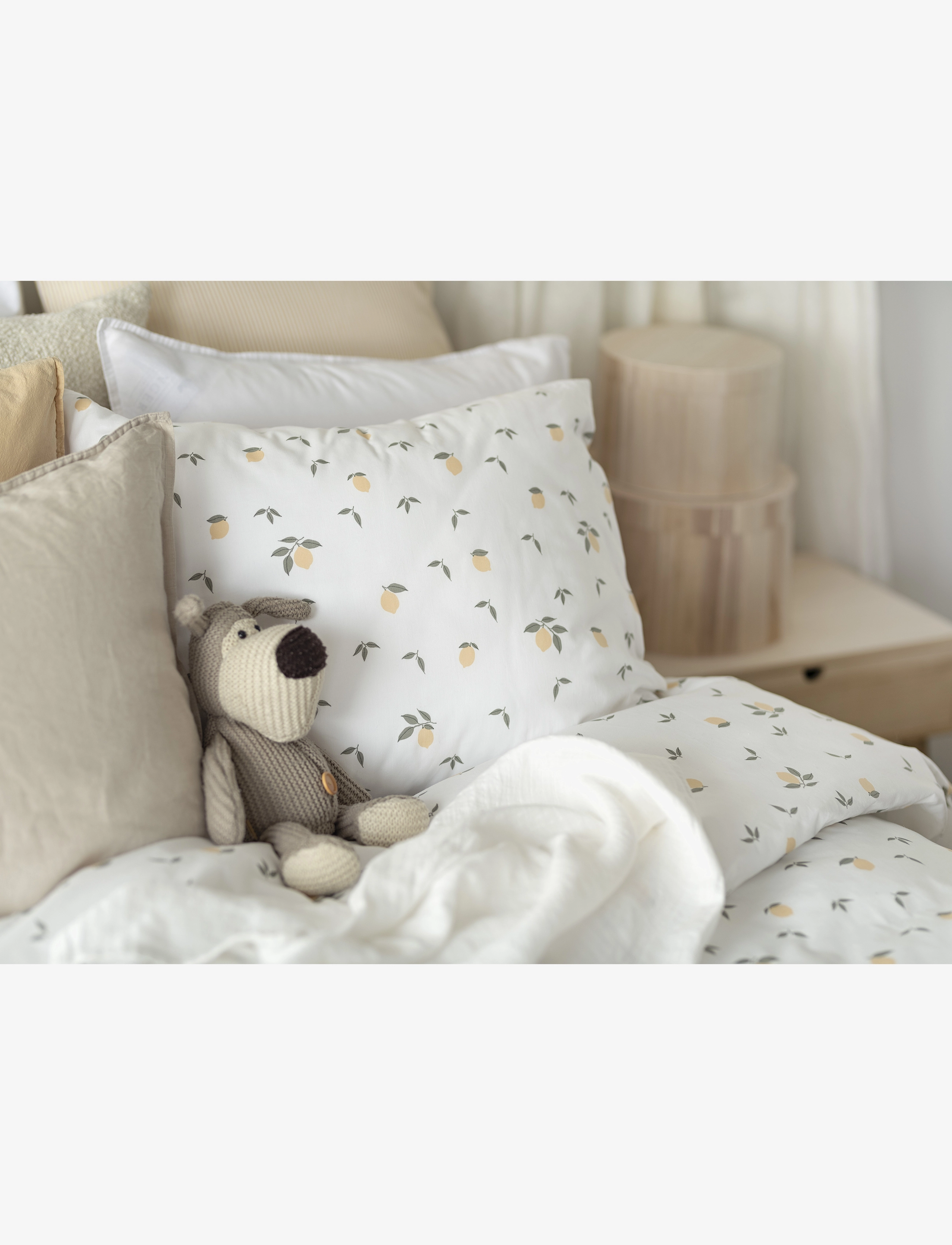 Borganäs of Sweden - Duvet cover set Lemons Yellow - bedsets - yellow - 3