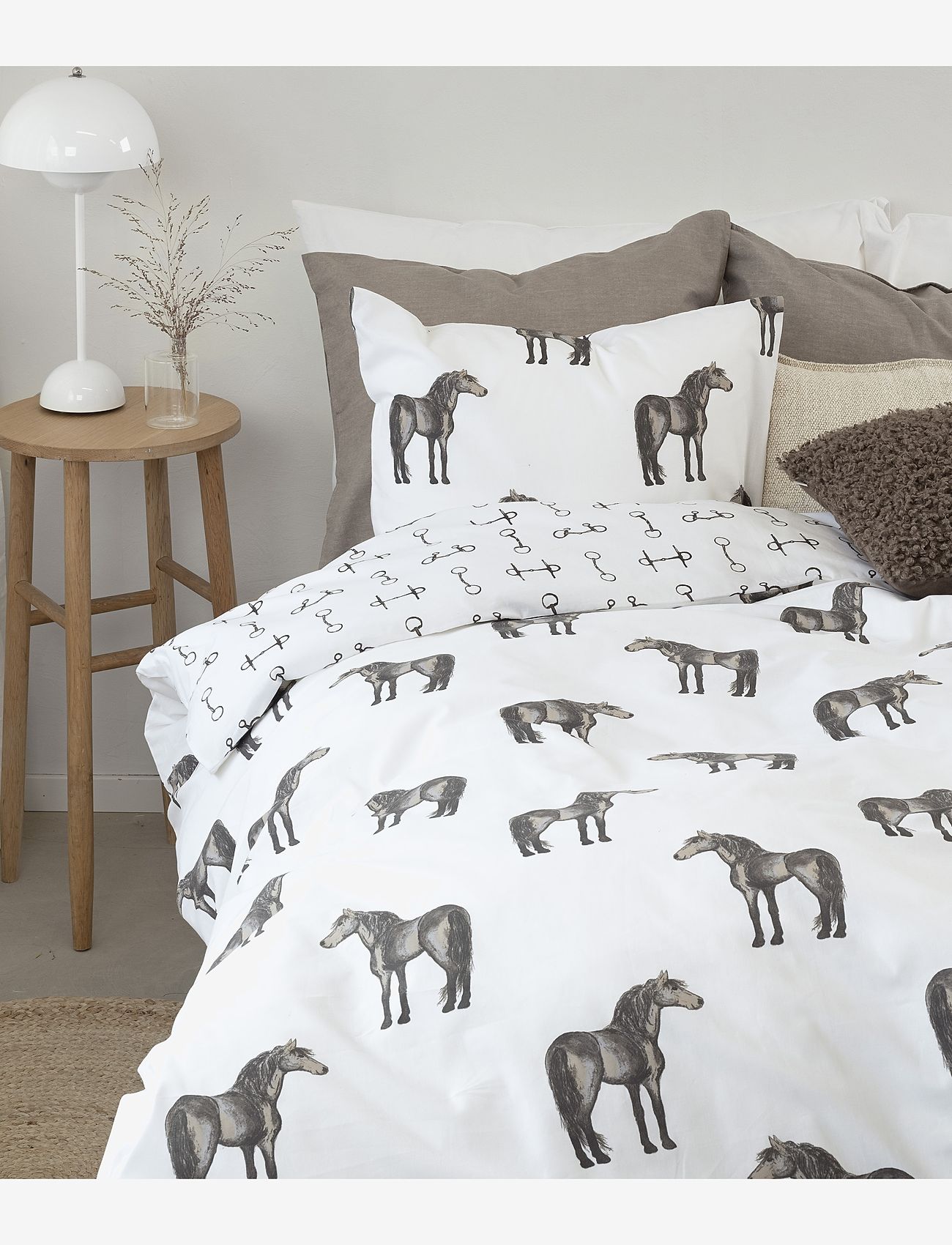 Borganäs of Sweden - 2-Dels Set Wendy Brun - bedsets - brown - 1