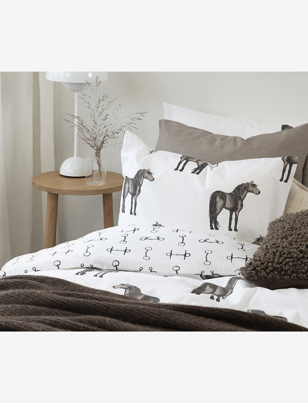 Borganäs of Sweden - 2-Dels Set Wendy Brun - bedsets - brown - 3