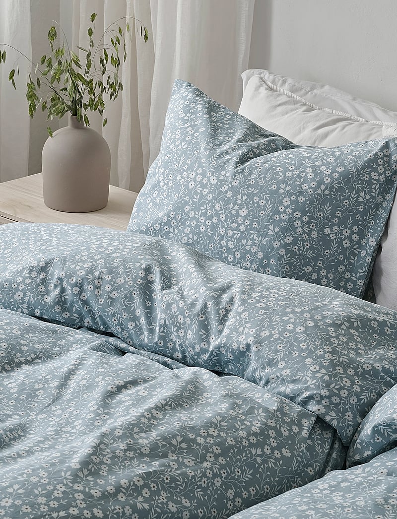 Borganäs of Sweden - Duvet cover set Hedda Yellow - bed sets - blue - 2