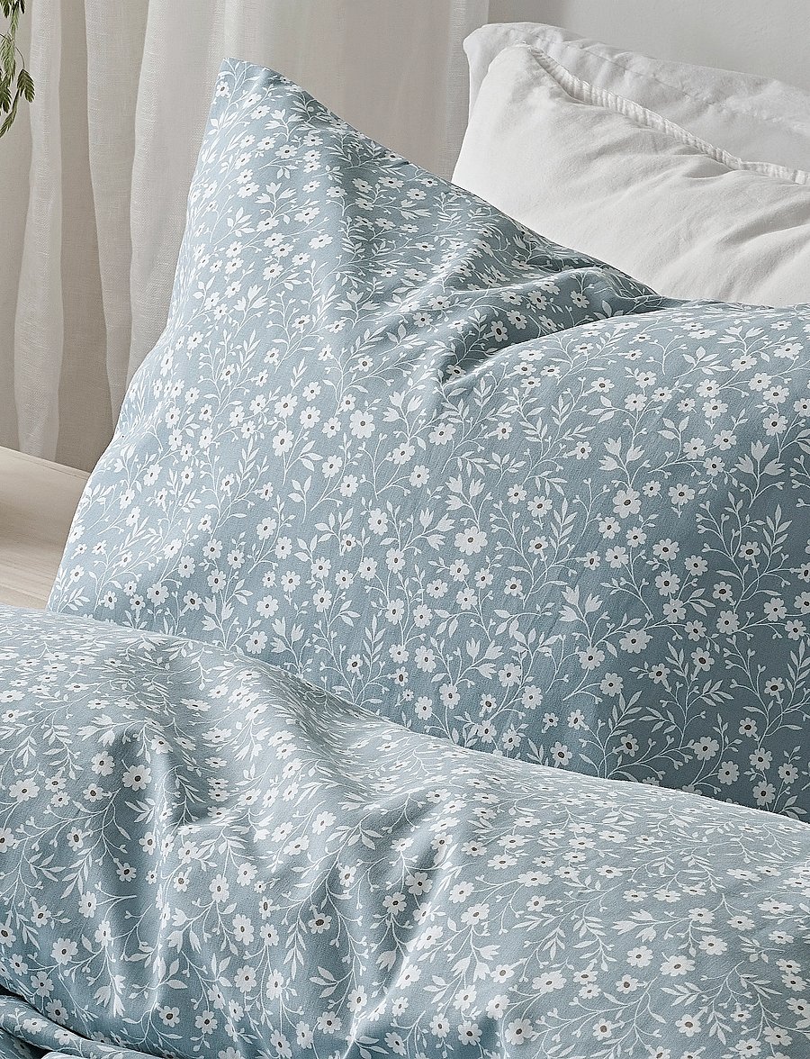 Borganäs of Sweden - Duvet cover set Hedda Blue - bed sets - blue - 3