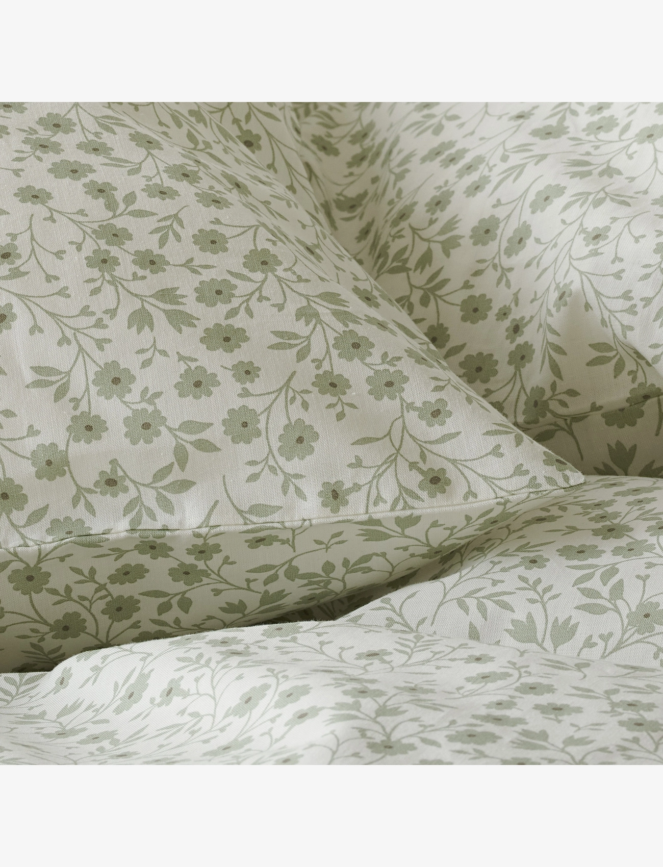 Borganäs of Sweden - Duvet cover set Hedda Blue - green - 3