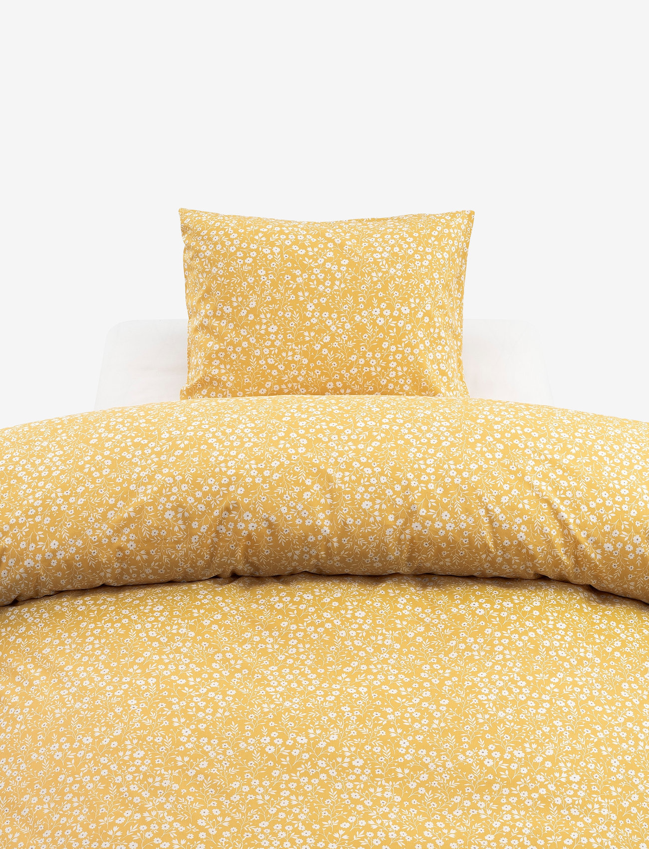 Borganäs of Sweden - Duvet cover set Hedda Yellow - bed sets - yellow - 0