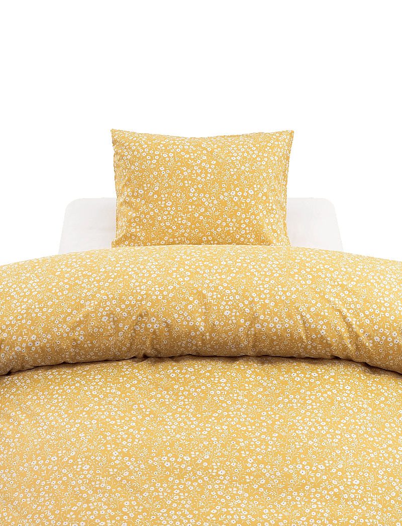Borganäs of Sweden - Duvet cover set Hedda Yellow - bed sets - yellow - 0